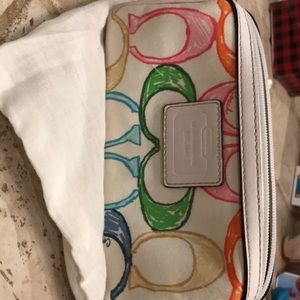 Coach makeup bag